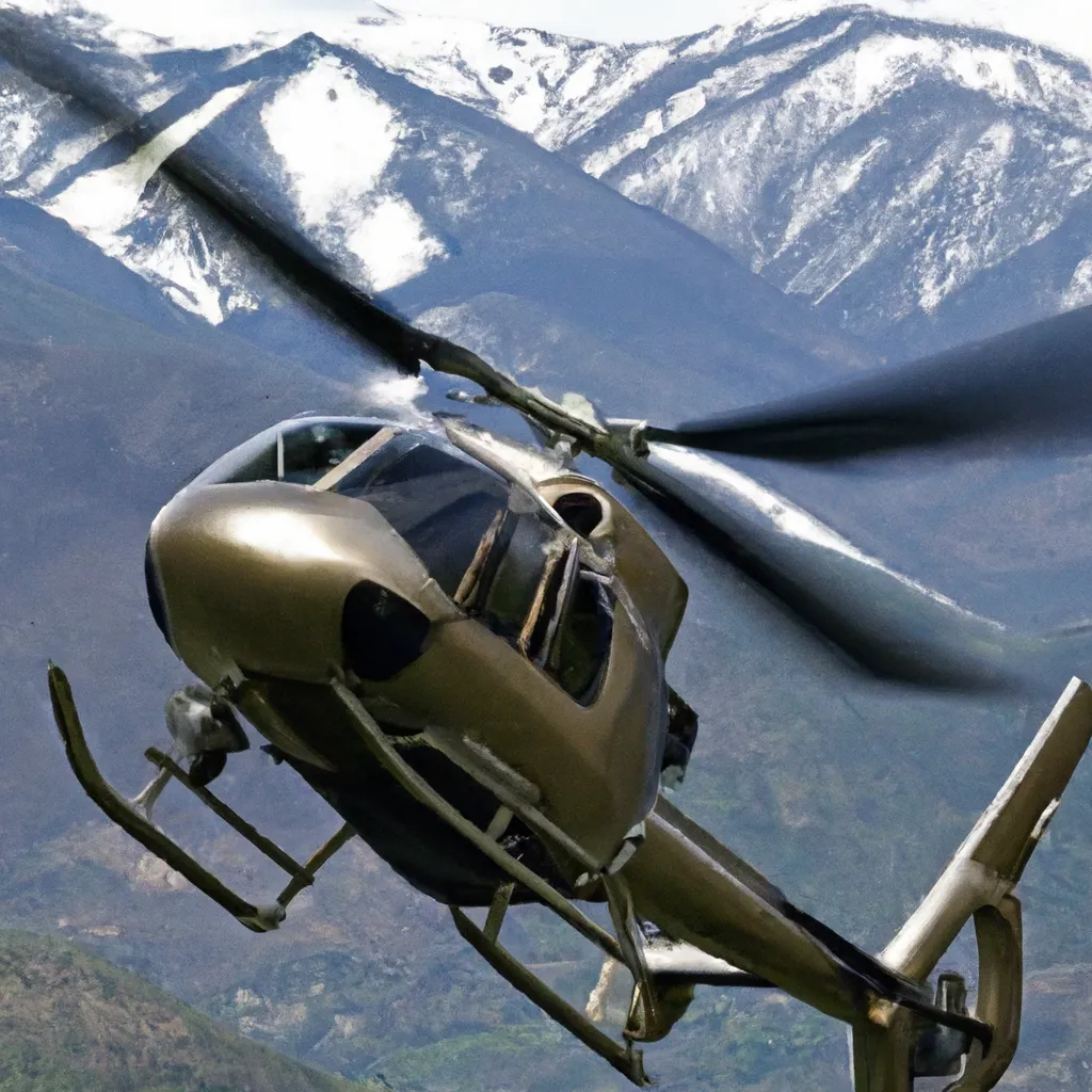 Z jaką prędkością leci helikopter?